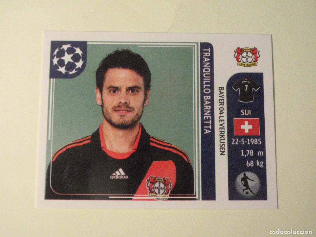 Fu&szlig;ball-Sticker: Cromo N&ordm; 321 TRANQUILLO BARNETTA Leverkusen UEFA Champions League 2011 2012 PANINI Stickers 11 12