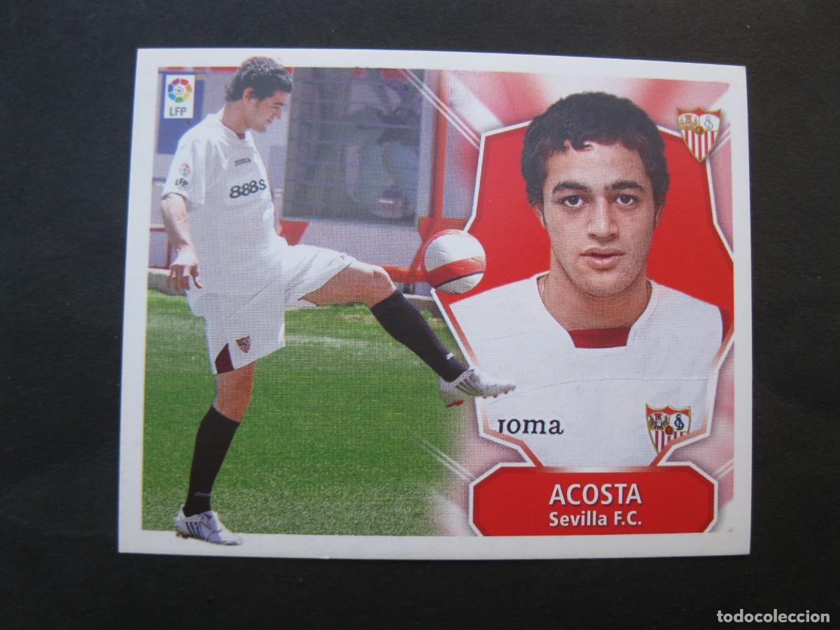 Fu&szlig;ball-Sticker: ACOSTA (SEVILLA F.C.) - &Uacute;LTIMOS FICHAJES N&ordm; 3 - CAMPEONATO DE LIGA 08/09 - ESTE - NUNCA PEGADO
