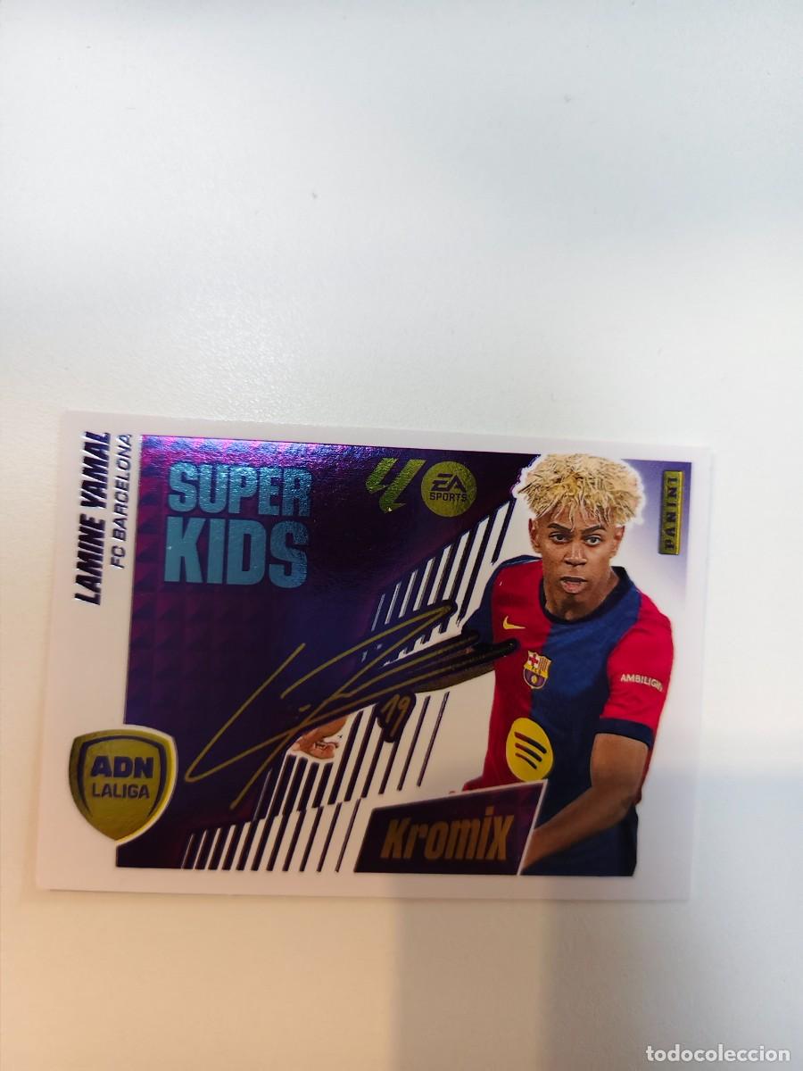 Fu&szlig;ball-Sticker: ESTE LA LIGA 25 26 LAMINE YAMAL (K14) FC BARCELONA ADN SUPER KIDS KROMIX LALIGA PANINI 2025 2026