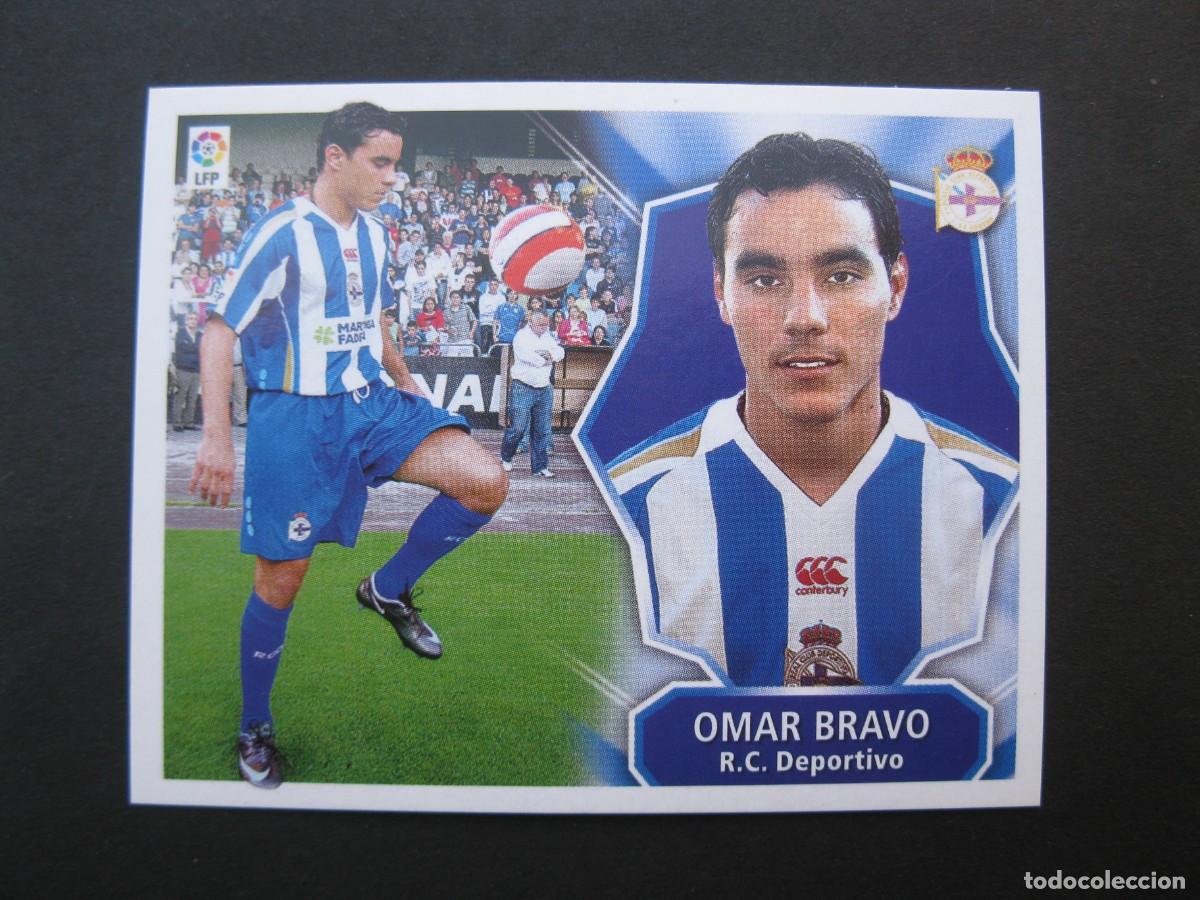Cromos de f&uacute;tbol: OMAR BRAVO (R.C. DEPORTIVO) - &Uacute;LTIMOS FICHAJES N&ordm; 4 - CAMPEONATO DE LIGA 08/09 - ESTE - NUNCA PEGADO