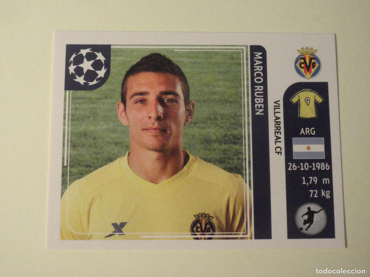 Cromos de f&uacute;tbol: Cromo N&ordm; 36 MARCO RUB&Eacute;N (Villarreal) UEFA Champions League 2011 2012 PANINI Stickers 11 12