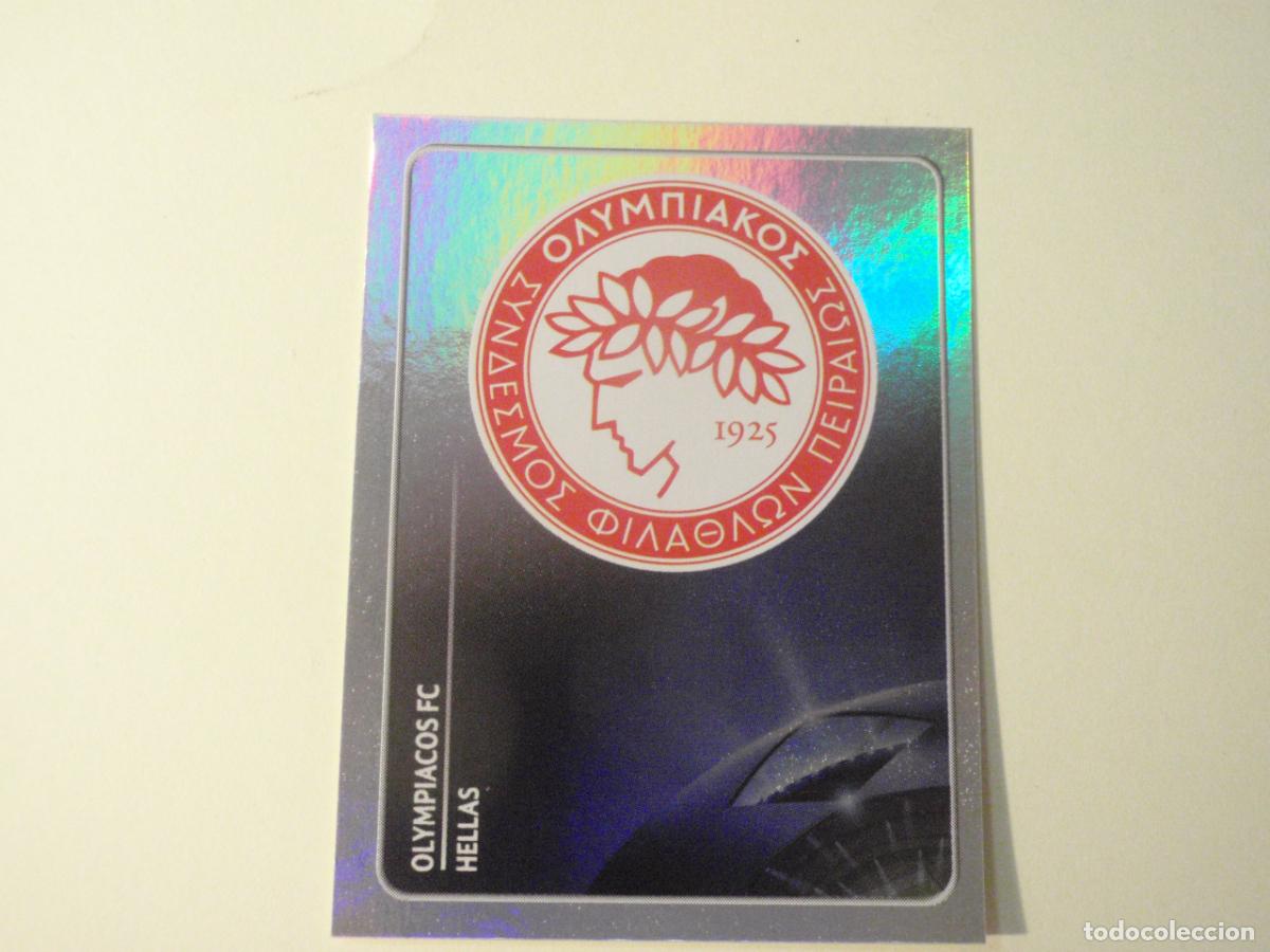Cromos de f&uacute;tbol: Cromo N&ordm; 379 Escudo OLYMPIACOS FC. UEFA Champions League 2011 2012 PANINI Stickers 11 12
