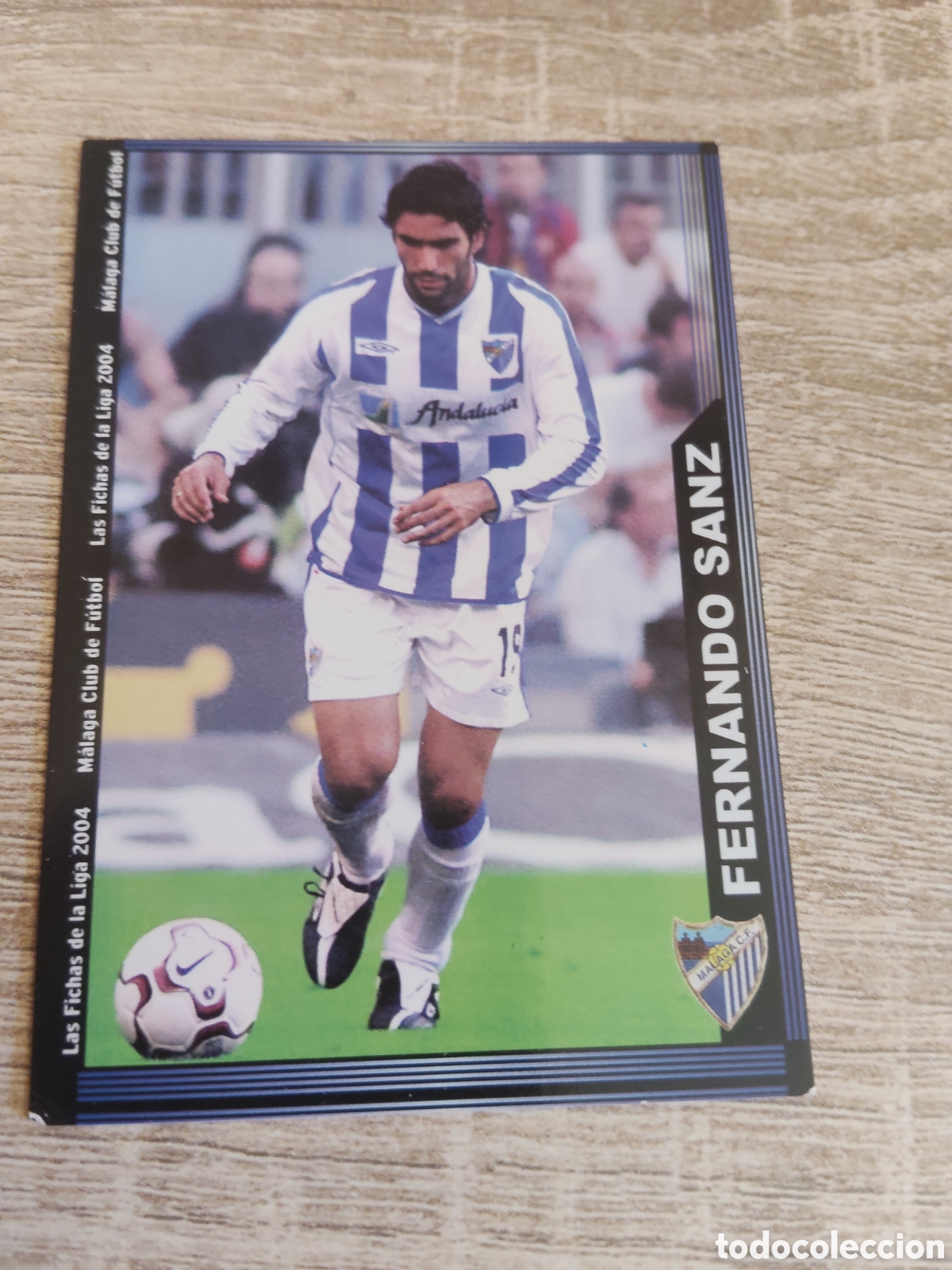 Cromos de f&uacute;tbol: Mundicromo las fichas de la liga 2004 331 Fernando Sanz M&aacute;laga