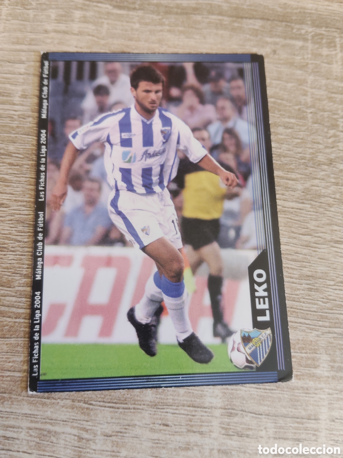 Cromos de f&uacute;tbol: Mundicromo las fichas de la liga 2004 336 Leko M&aacute;laga