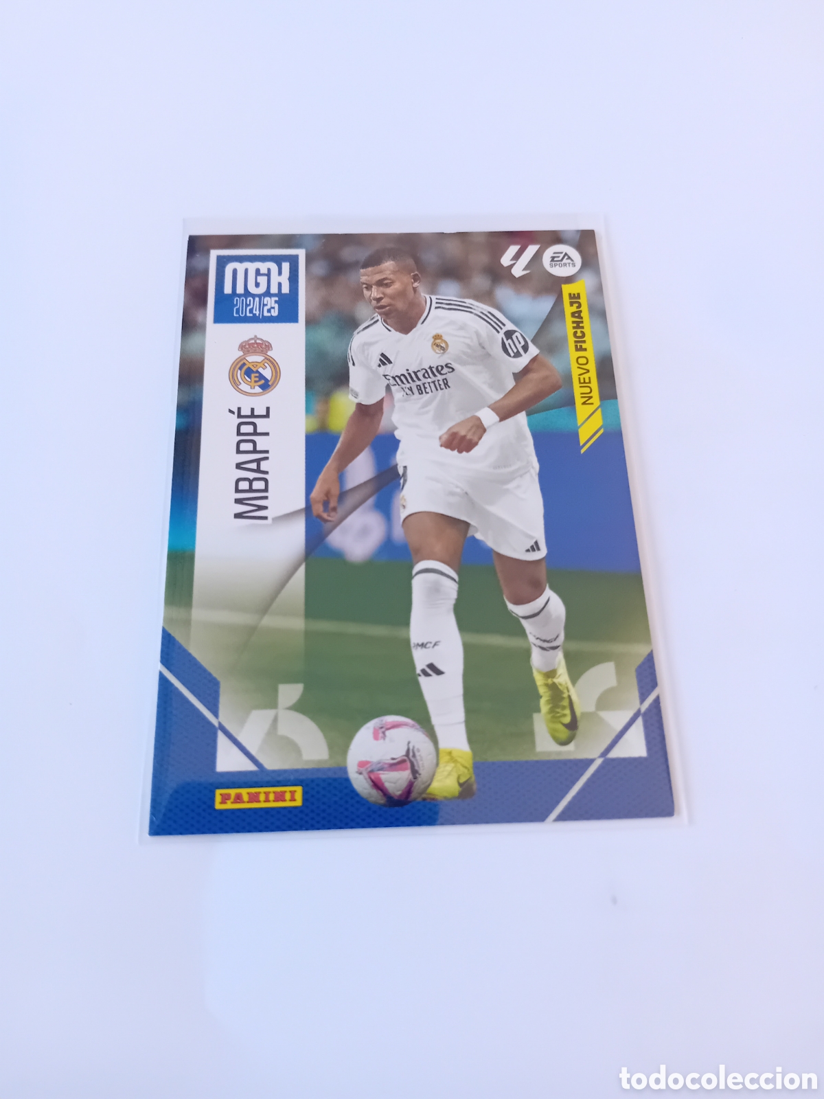 Cromos de f&uacute;tbol: Mbappe 459 Nuevo fichaje Real Madrid Megacracks MGK 24 25 2024 2025 Panini Nuevo