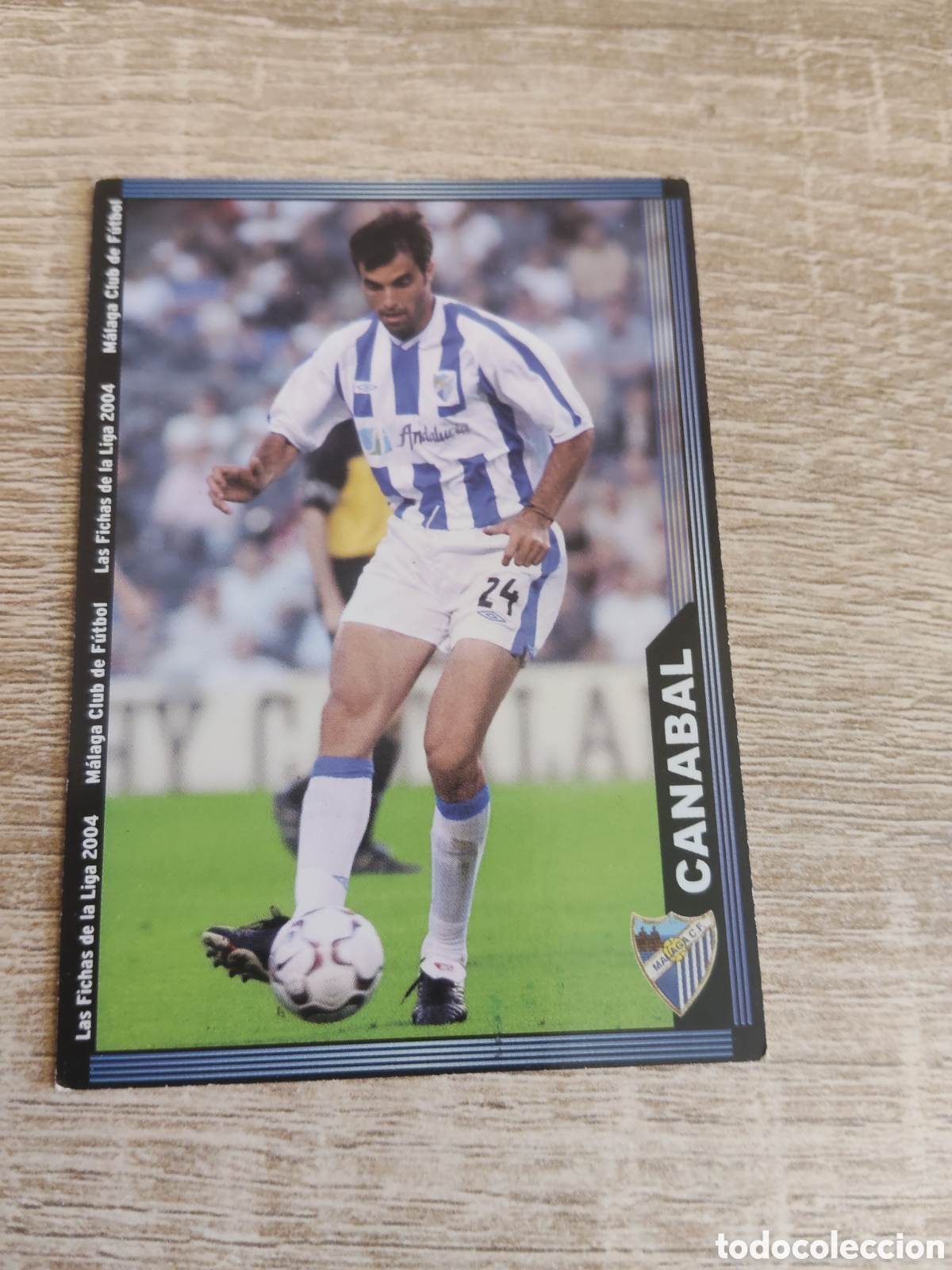Cromos de f&uacute;tbol: Mundicromo las fichas de la liga 2004 345 Canabal M&aacute;laga
