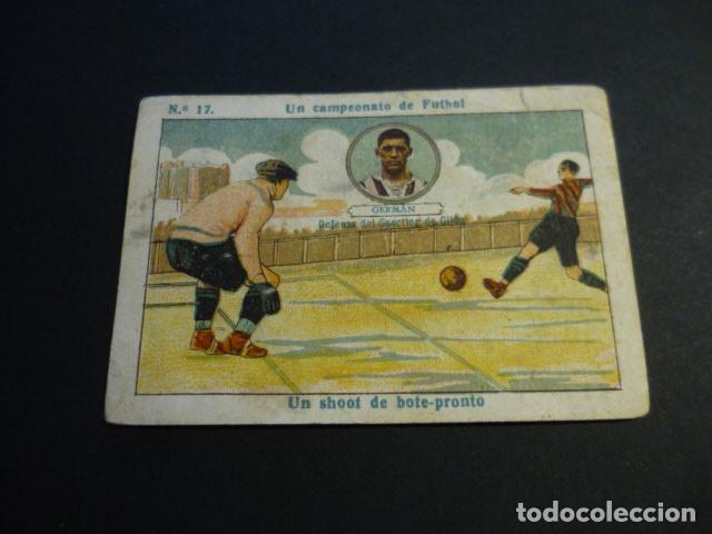 Cromos de f&uacute;tbol: CROMO FUTBOL COL. UN CAMPEONATO DE FUTBOL AMATLLER SPORTING DE GIJON GERMAN