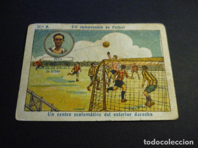 Cromos de f&uacute;tbol: CROMO FUTBOL COL. UN CAMPEONATO DE FUTBOL AMATLLER ARENAS CLUB DE BILBAO PE&Ntilde;A