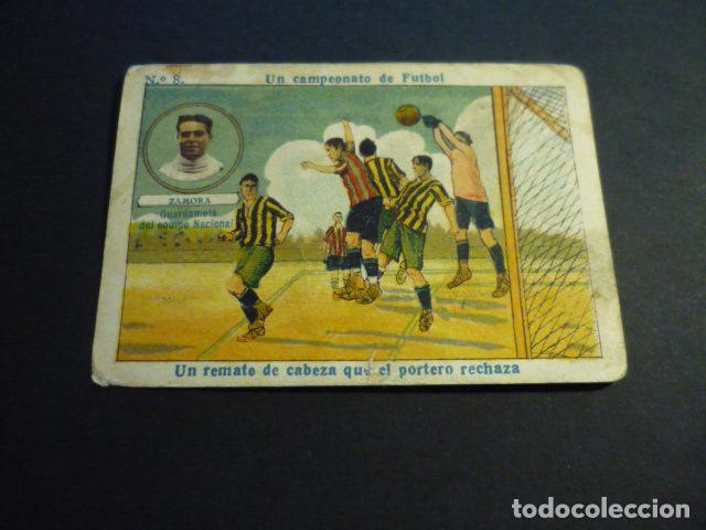 Cromos de f&uacute;tbol: CROMO FUTBOL COL. UN CAMPEONATO DE FUTBOL AMATLLER EQUIPO NACIONAL ZAMORA