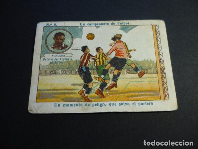 Figurine di Calcio: CROMO FUTBOL COL. UN CAMPEONATO DE FUTBOL AMATLLER ARENAS CLUB DE BILBAO VALLANA