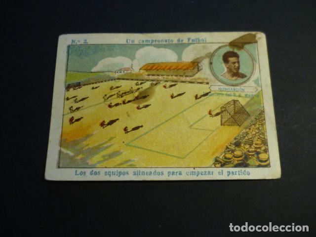 Fu&szlig;ball-Sticker: CROMO FUTBOL COL. UN CAMPEONATO DE FUTBOL AMATLLER ATLETIC REAL C. DE MADRID MONJARDIN