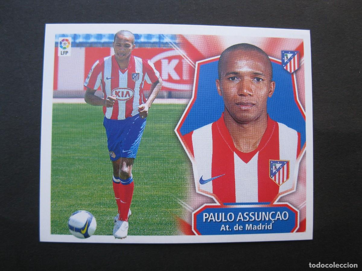 Cromos de f&uacute;tbol: PAULO ASSUN&Ccedil;AO (AT. MADRID) - &Uacute;LTIMOS FICHAJES N&ordm; 8 - CAMPEONATO DE LIGA 08/09 - ESTE - NUNCA PEGADO