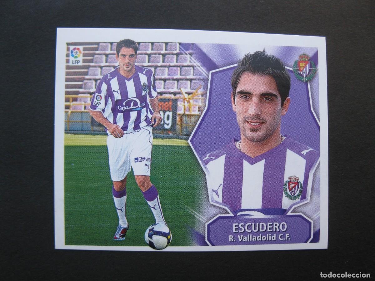 Cromos de f&uacute;tbol: ESCUDERO (R. VALLADOLID) - &Uacute;LTIMOS FICHAJES N&ordm; 9 - CAMPEONATO DE LIGA 08/09 - ESTE - NUNCA PEGADO