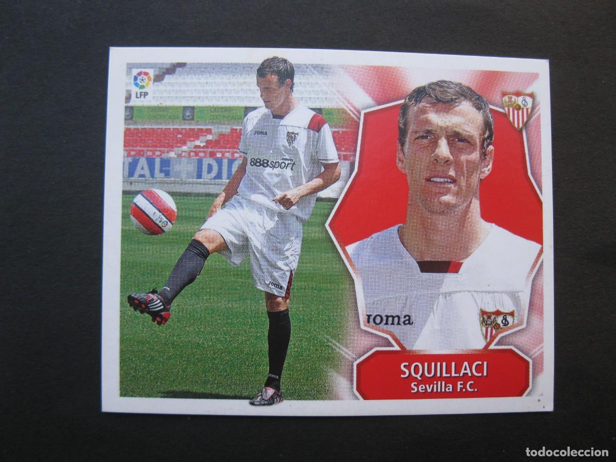 Cromos de f&uacute;tbol: SQUILLACI (SEVILLA F.C.) - &Uacute;LTIMOS FICHAJES N&ordm; 10 - CAMPEONATO DE LIGA 08/09 - ESTE - NUNCA PEGADO