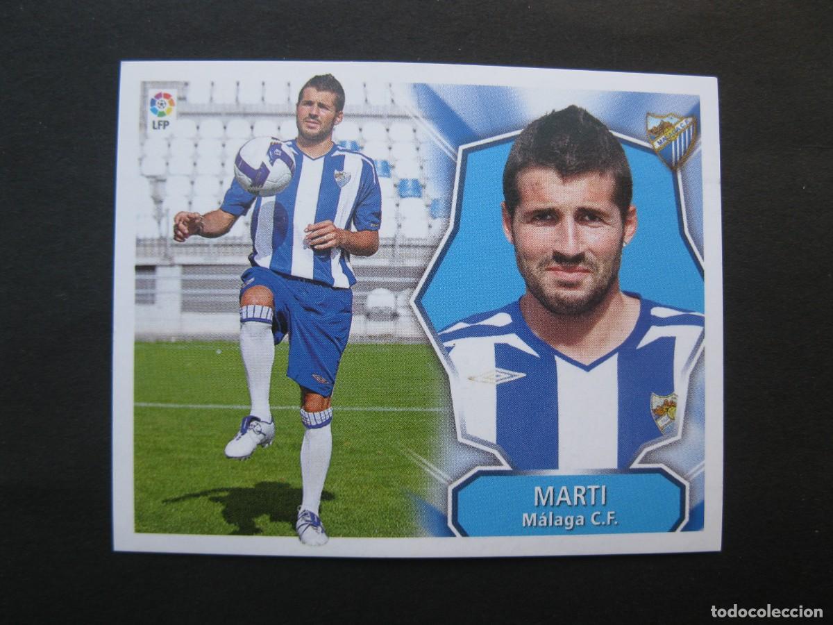 Cromos de f&uacute;tbol: MART&Iacute; (M&Aacute;LAGA C.F.) - &Uacute;LTIMOS FICHAJES N&ordm; 12 - CAMPEONATO DE LIGA 08/09 - ESTE - NUNCA PEGADO