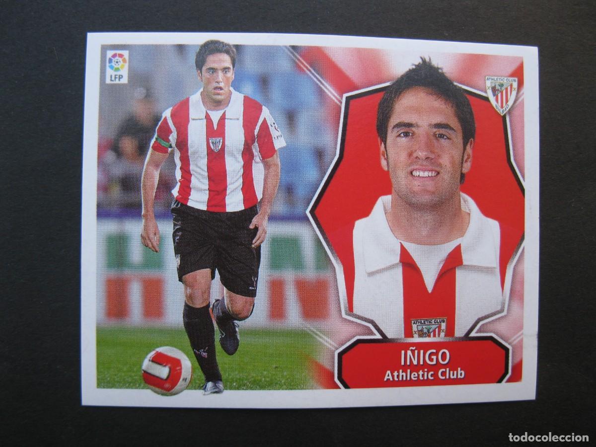 Cromos de f&uacute;tbol: I&Ntilde;IGO (ATHLETIC CLUB) - &Uacute;LTIMOS FICHAJES N&ordm; 13 - CAMPEONATO DE LIGA 08/09 - ESTE - NUNCA PEGADO