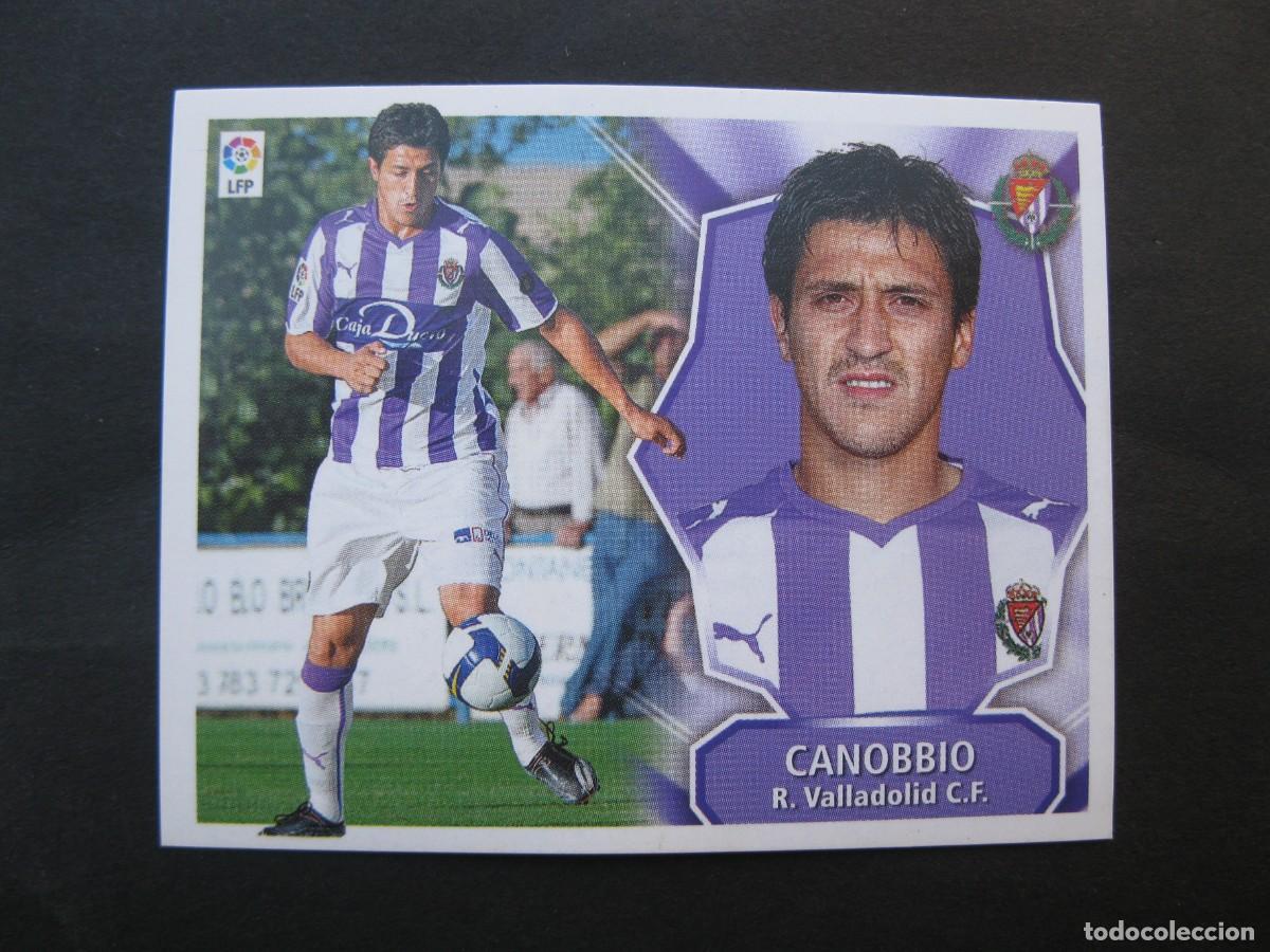 Cromos de f&uacute;tbol: CANOBBIO (R. VALLADOLID) - &Uacute;LTIMOS FICHAJES N&ordm; 15 - CAMPEONATO DE LIGA 08/09 - ESTE - NUNCA PEGADO