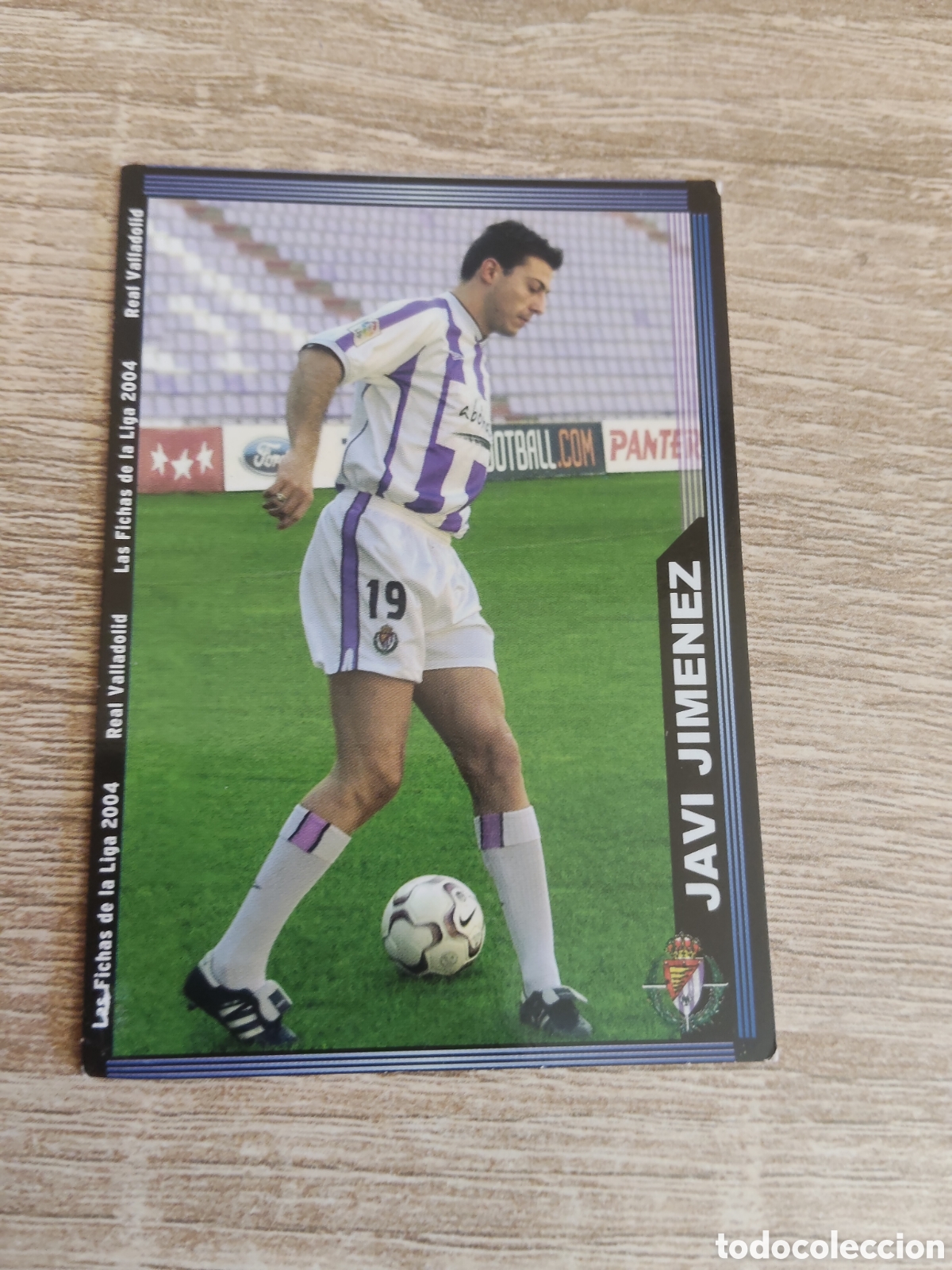 Cromos de f&uacute;tbol: Mundicromo las fichas de la liga 2004 367 Javi Jim&eacute;nez Real Valladolid