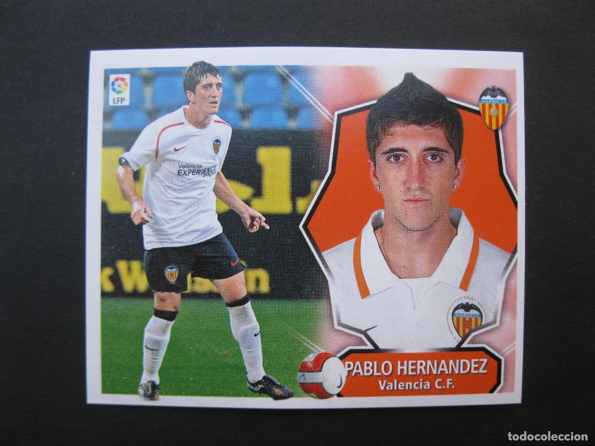 Cromos de f&uacute;tbol: P. HERNANDEZ (VALENCIA) - &Uacute;LTIMOS FICHAJES N&ordm; 16 - CAMPEONATO DE LIGA 08/09 - ESTE - NUNCA PEGADO
