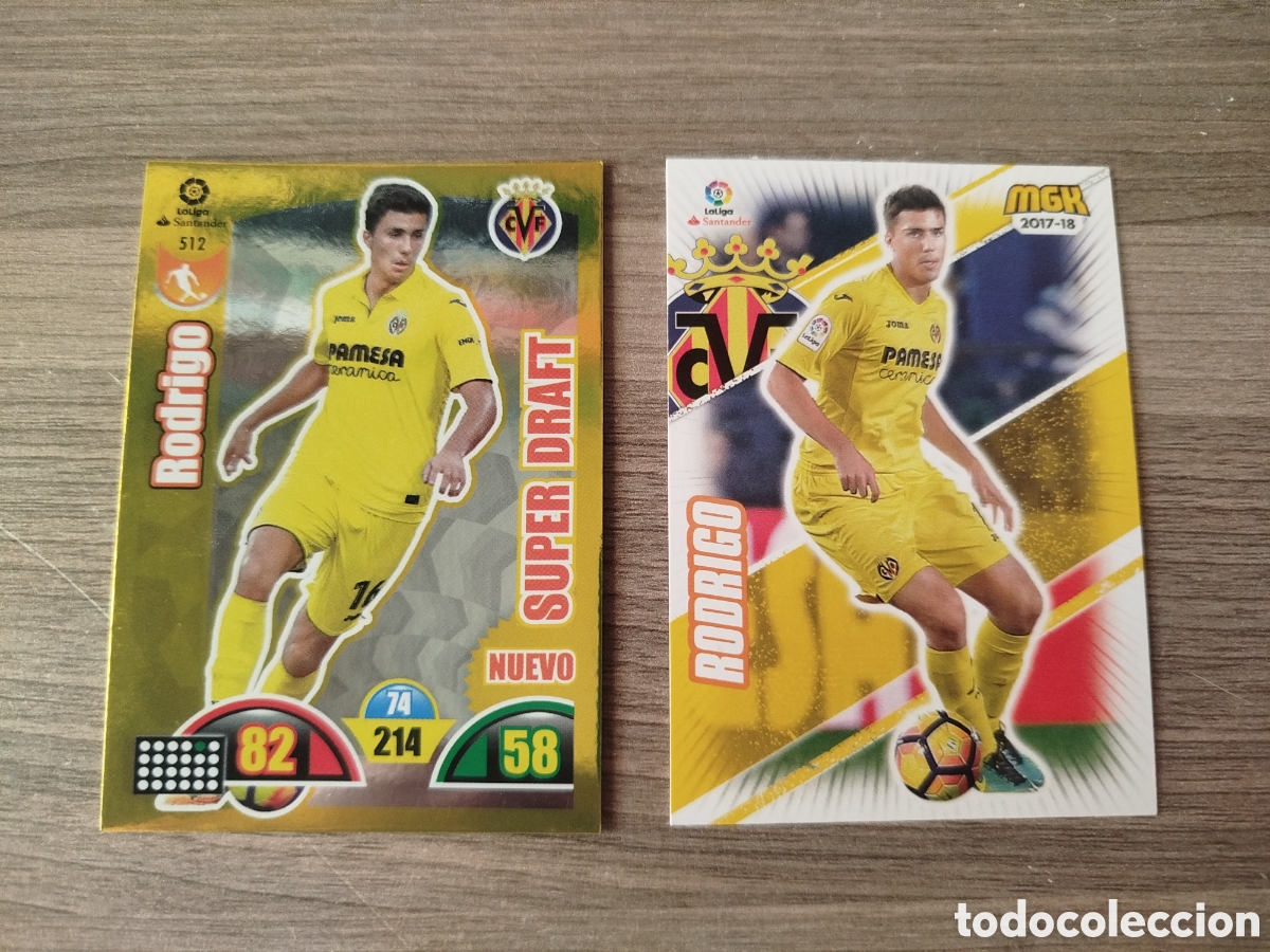 Football Stickers: MEGAS Y ADRENALYN 2017/18.VILLARREAL. RODRI.