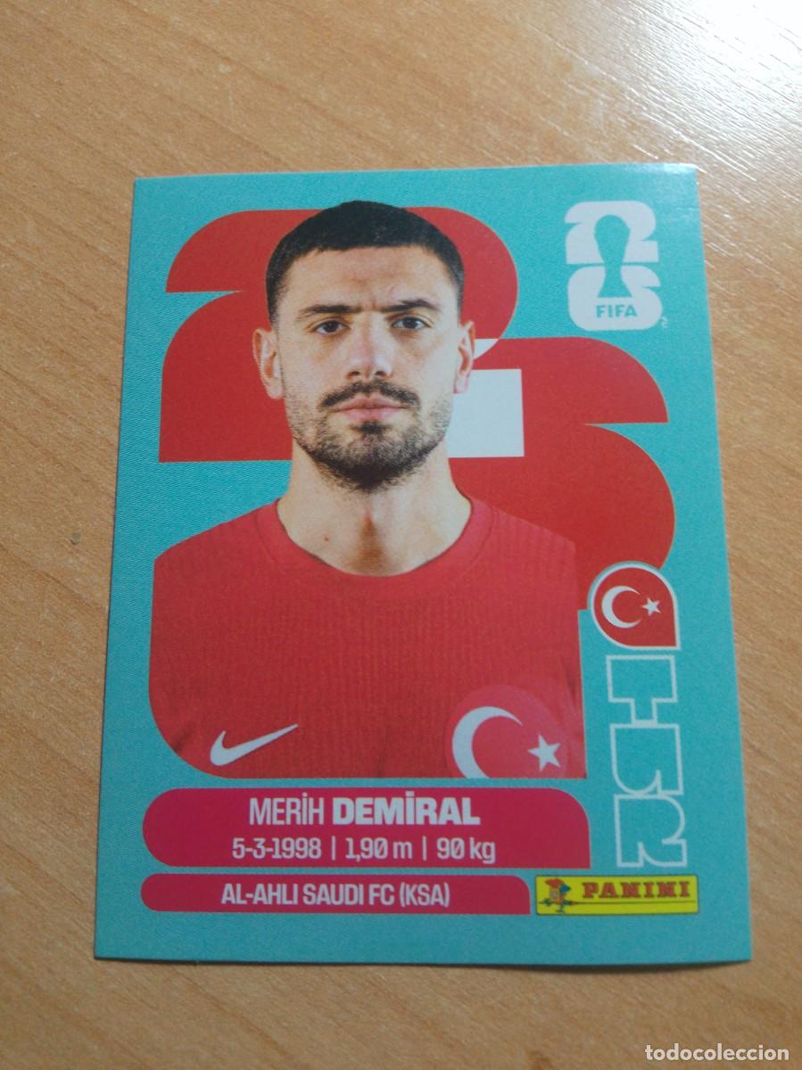 Fu&szlig;ball-Sticker: DEMIRAL TURQU&Iacute;A TUR 7 MUNDIAL FIFA WORLD CUP 2026 26 PANINI STICKERS NUEVO