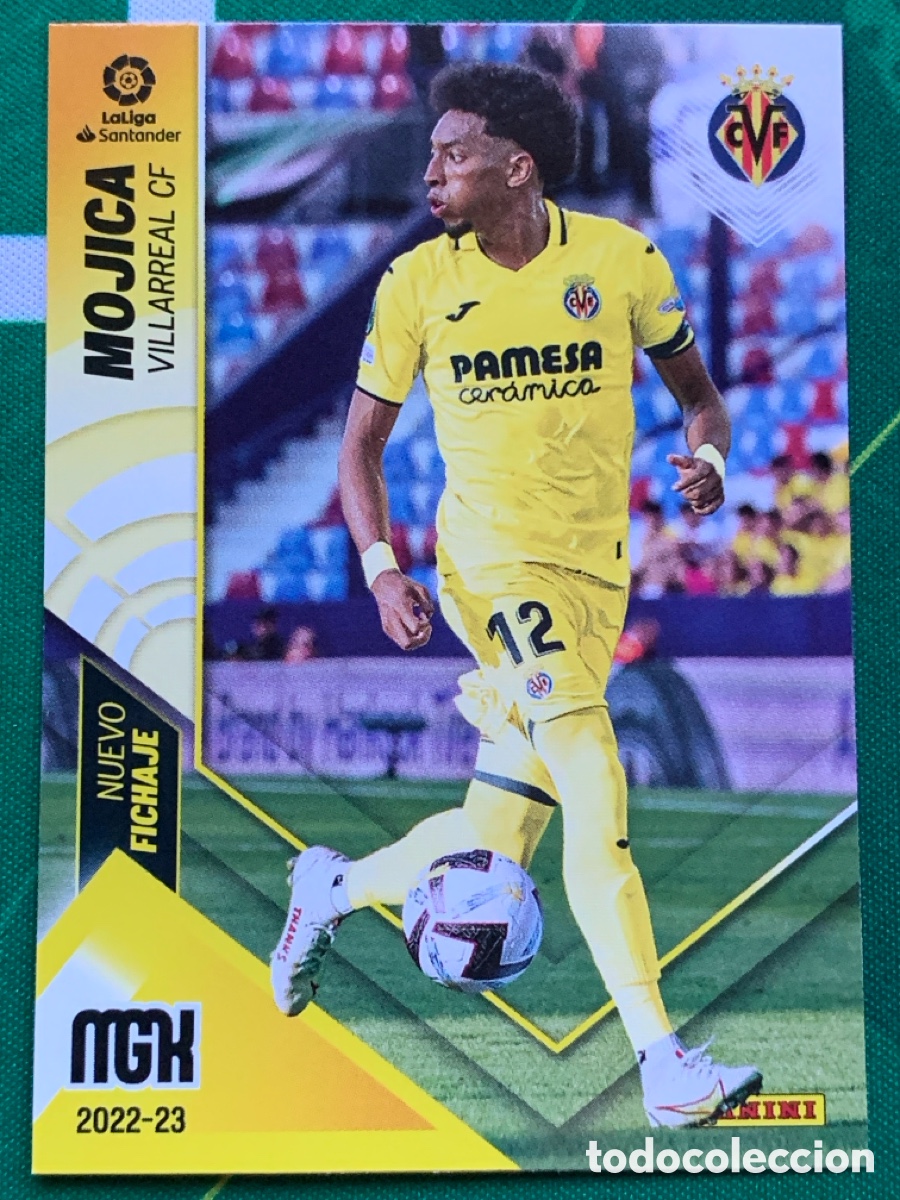 Fu&szlig;ball-Sticker: 490 MOJICA FICHAJE VILLARREAL PANINI MEGACRACKS CROMO 22 23 FUTBOL 2022 2023 LIGA