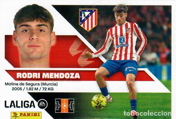 Cromos de f&uacute;tbol: CROMO PANINI LIGA ESTE 26 27 - N&ordm; 14 A - RODRI MENDOZA - ATL&Eacute;TICO DE MADRID