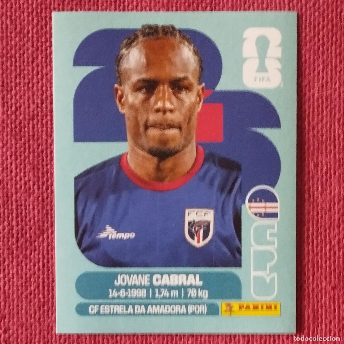 Cromos de f&uacute;tbol: JOVANE CABRAL - CABO VERDE - CPV 16 - MUNDIAL DE FUTBOL - FIFA WORLD CUP 2026