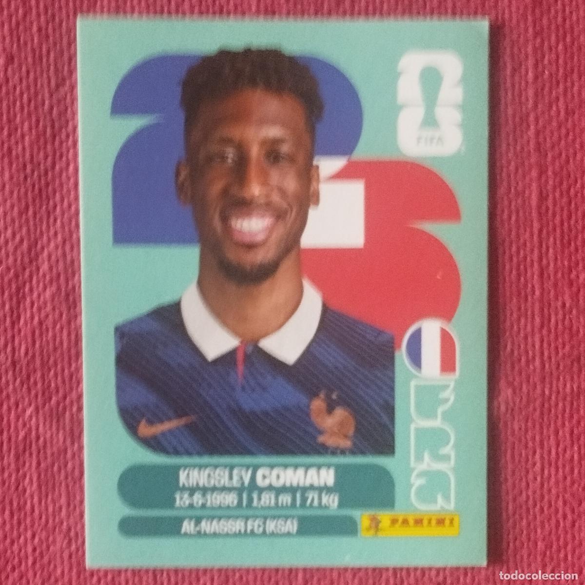 Cromos de f&uacute;tbol: KINGSLEY COMAN - FRANCIA - FRA 18 - MUNDIAL DE FUTBOL - FIFA WORLD CUP 2026
