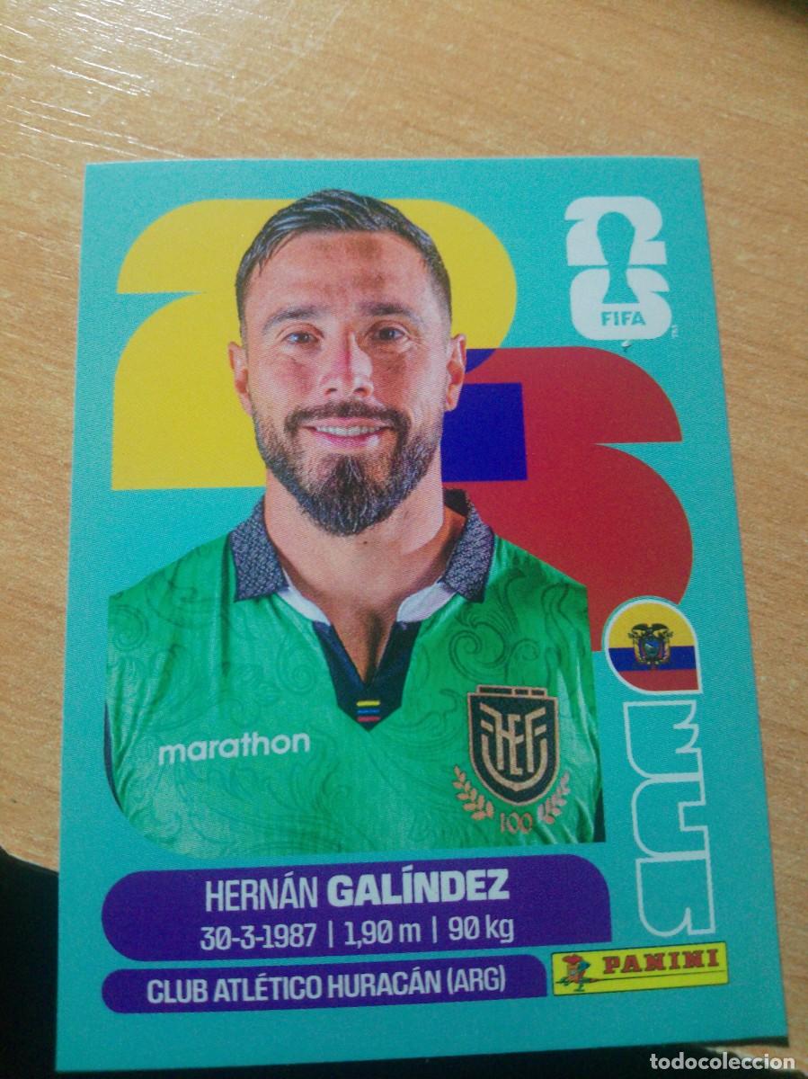 Cromos de f&uacute;tbol: GAL&Iacute;NDEZ ECUADOR ECU 2 MUNDIAL FIFA WORLD CUP 2026 26 PANINI STICKERS NUEVO