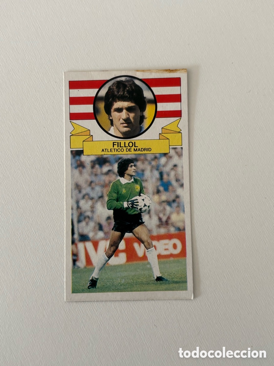 Cromos de Futebol: FILLOL COLOCA AT MADRID LIGA ESTE 85 86 DESPEGADO 1985 1986