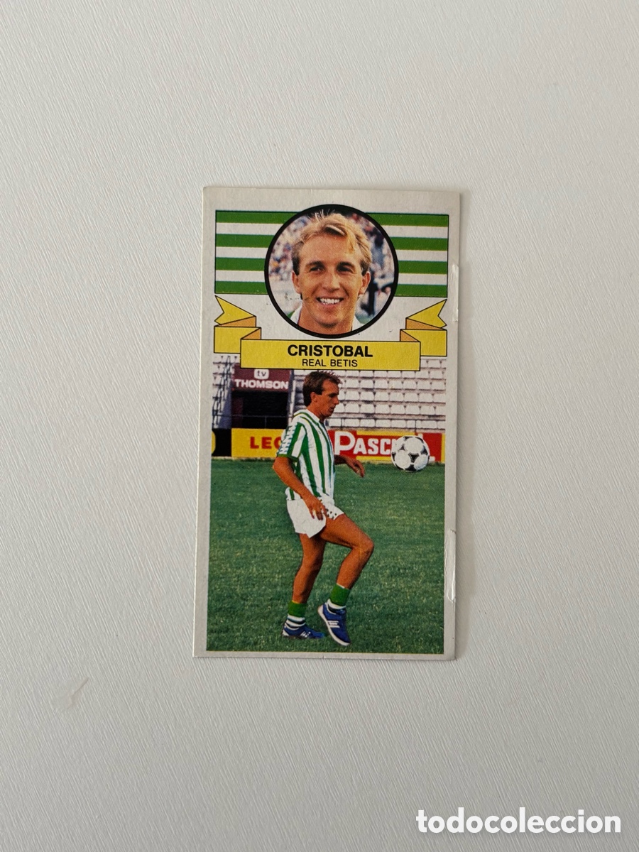 Cromos de Futebol: CRISTOBAL COLOCA BETIS LIGA ESTE 85 86 DESPEGADO 1985 1986