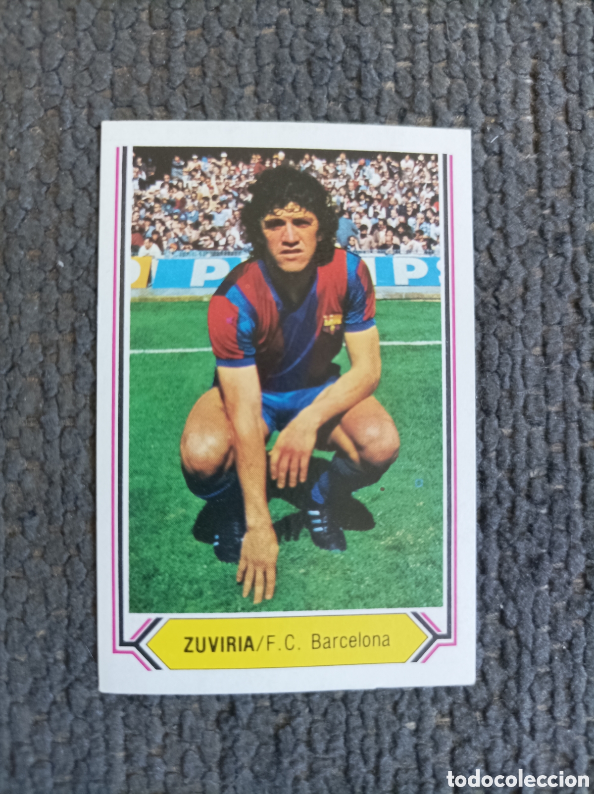 Cromos de f&uacute;tbol: Cromo Zuviria FC Barcelona 80- 81 Este