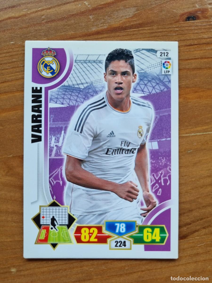 Cromos de f&uacute;tbol: 212 VARANE (Real Madrid CF). Liga 2013 2014 13 14 Adrenalyn XL
