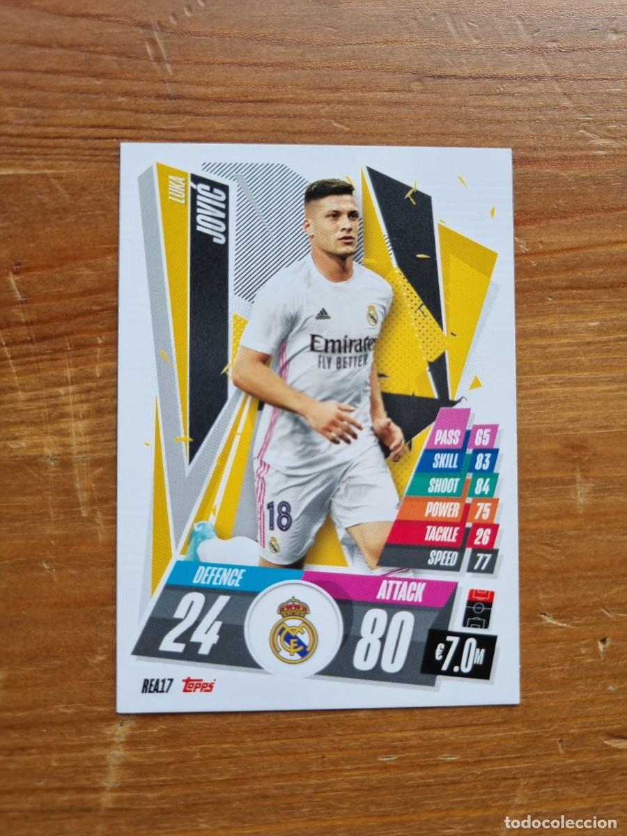 Cromos de f&uacute;tbol: REA17 Luka JOVIC (Real Madrid CF). Match Attax 2020 2021 20 21 (Topps)