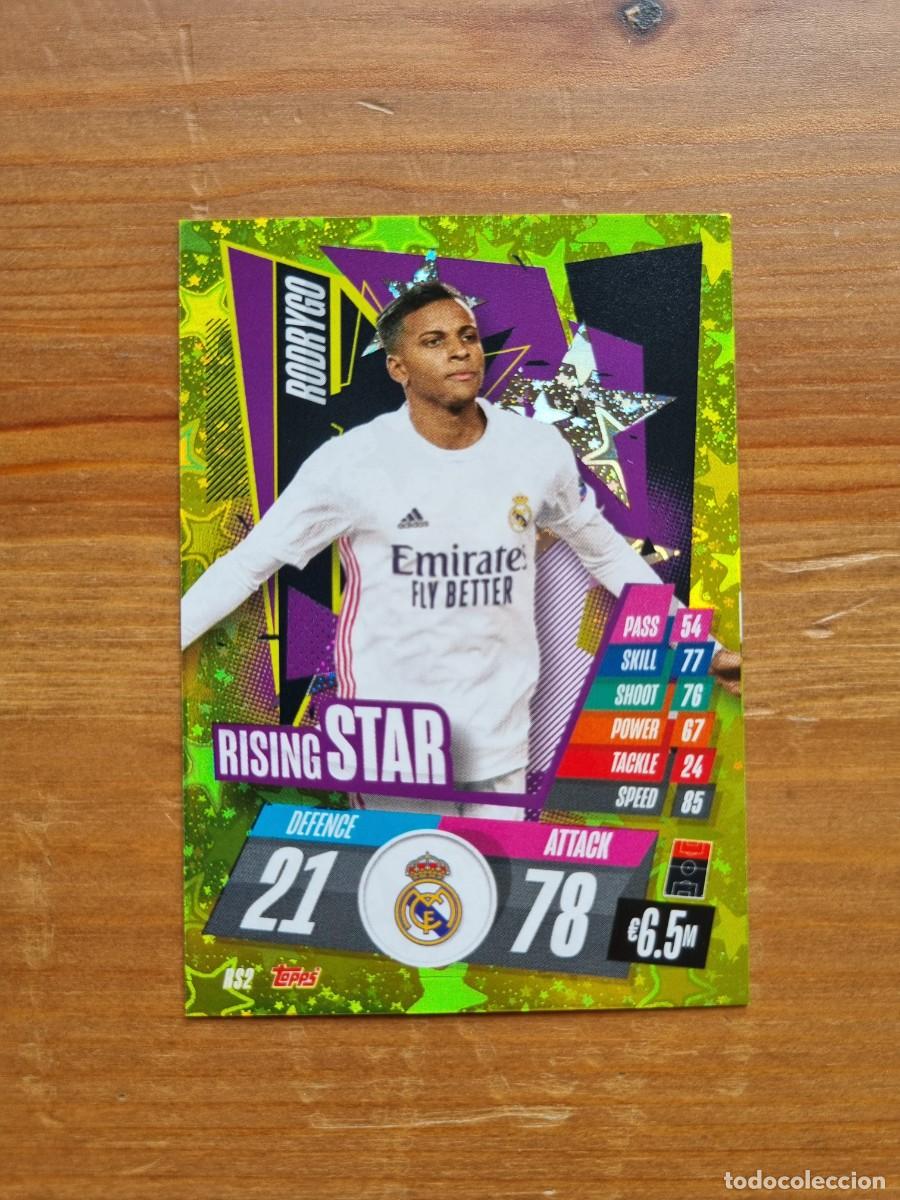 Cromos de f&uacute;tbol: RS2 RODRYGO (Real Madrid CF) RISING STAR. Match Attax 2020 2021 20 21 (Topps)