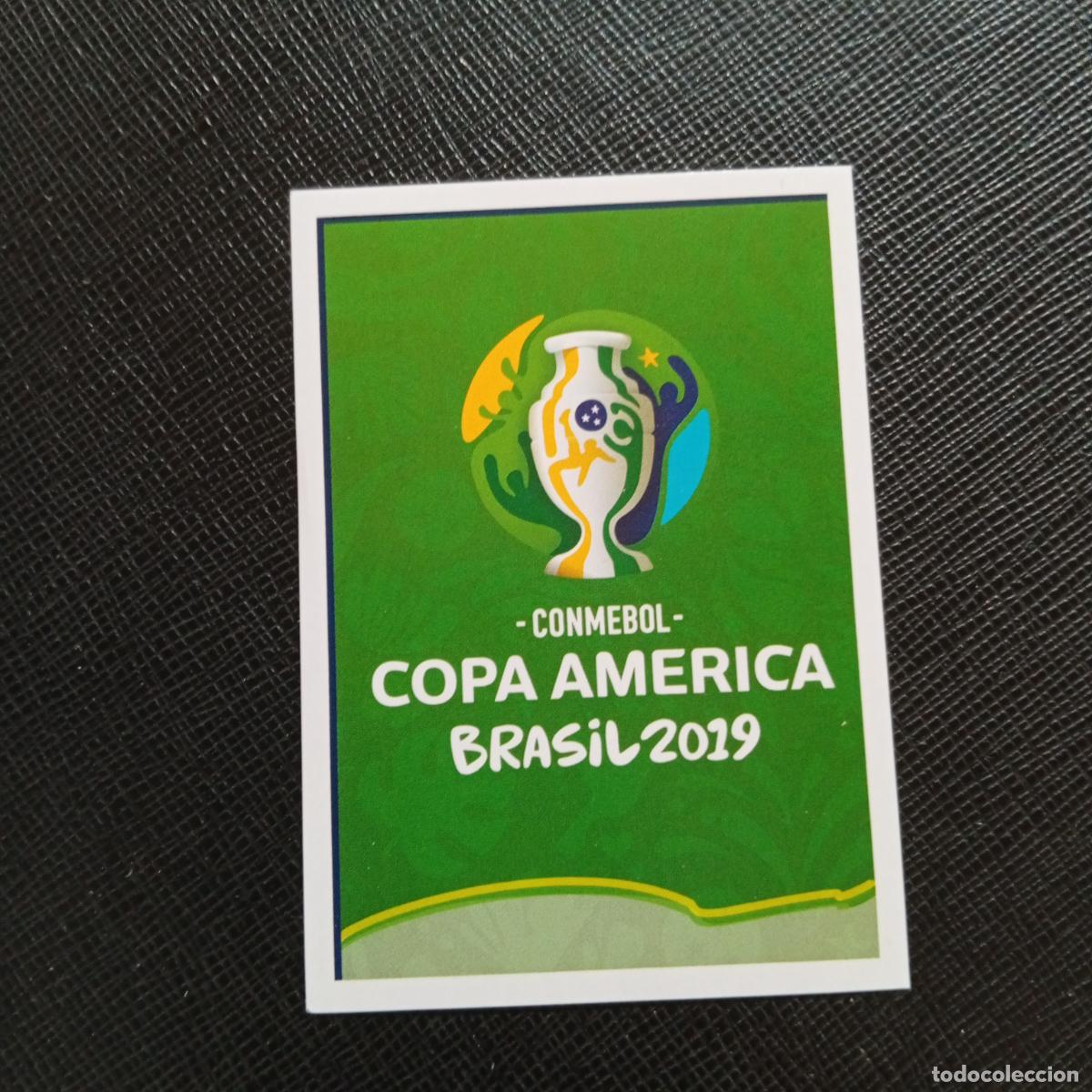 Cromos de f&uacute;tbol: 1 LOGO PANINI COPA AMERICA BRASIL 2019 CROMO FUTBOL 19 - SIN PEGAR