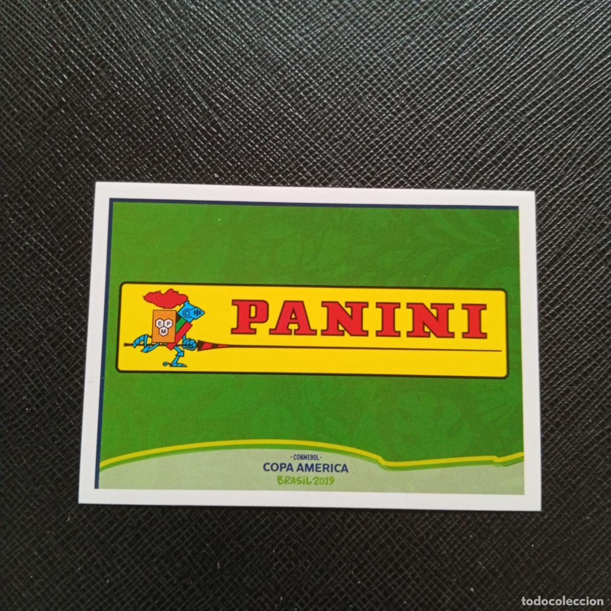 Cromos de f&uacute;tbol: 2 LOGO PANINI COPA AMERICA BRASIL 2019 CROMO FUTBOL 19 - SIN PEGAR