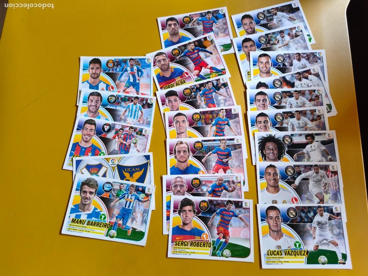 Figurine di Calcio: liga 2016 17, contiene 23 cromos