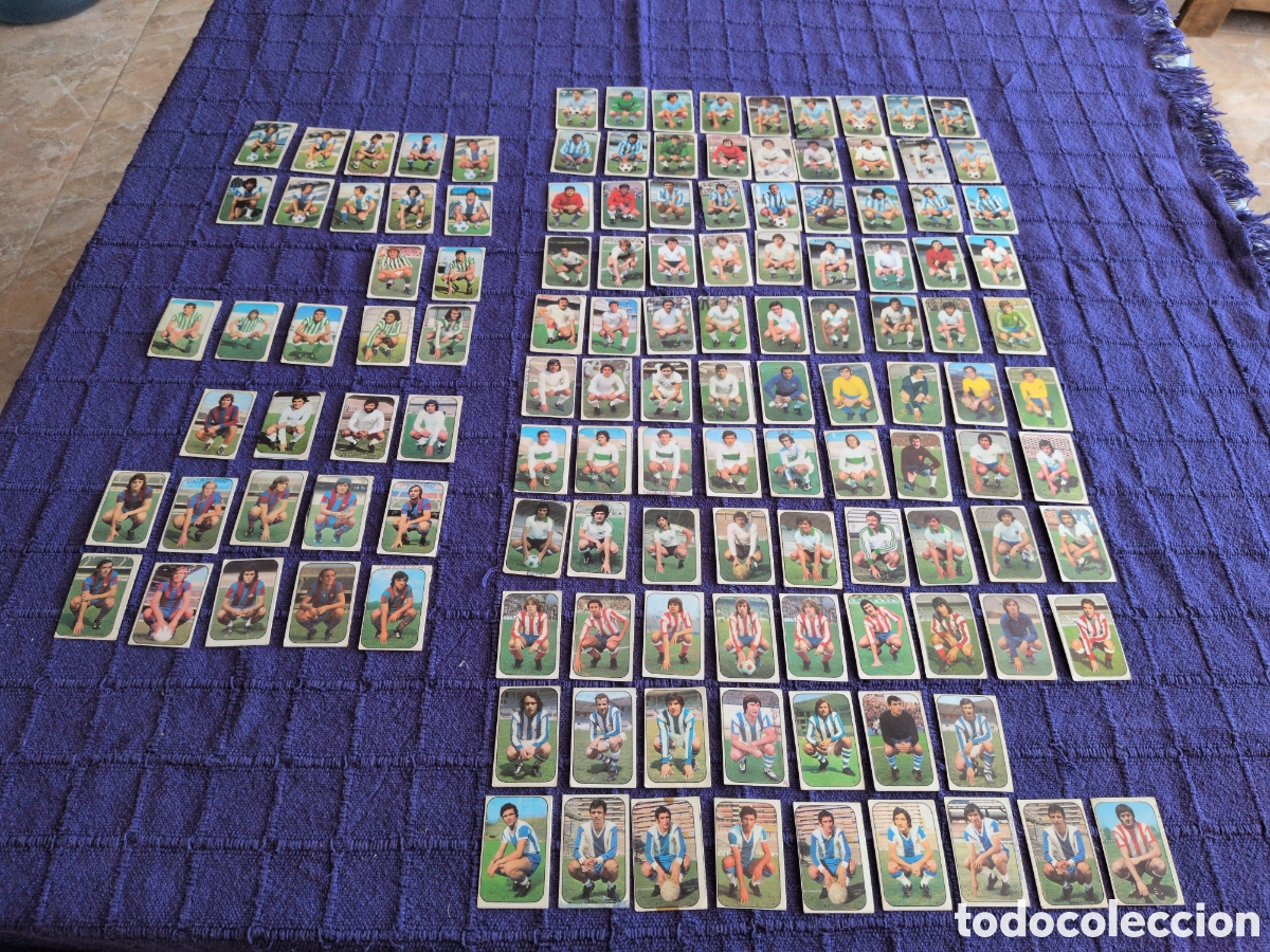 Figurine di Calcio: Lote de 128 cromos diferentes liga 76/77. Ediciones Este
