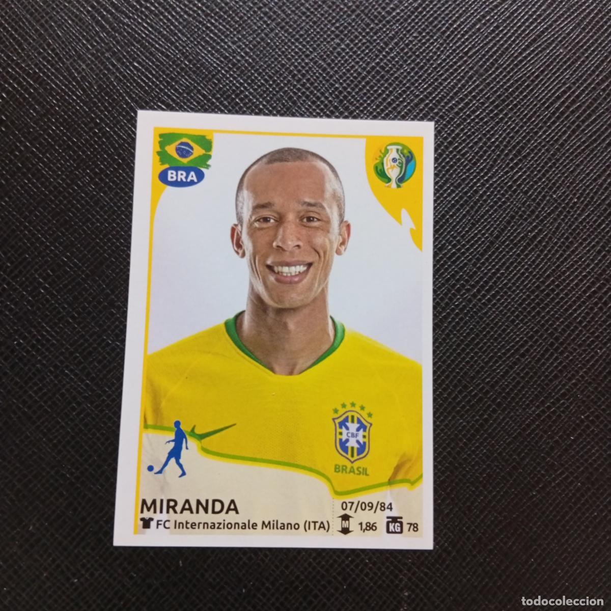 Fu&szlig;ball-Sticker: 21 MIRANDA BRASIL PANINI COPA AMERICA BRASIL 2019 CROMO FUTBOL 19 - SIN PEGAR