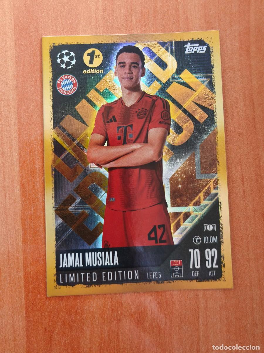 Figurine di Calcio: jamal musiala, 2024 25 edicion limitada. topps match attax