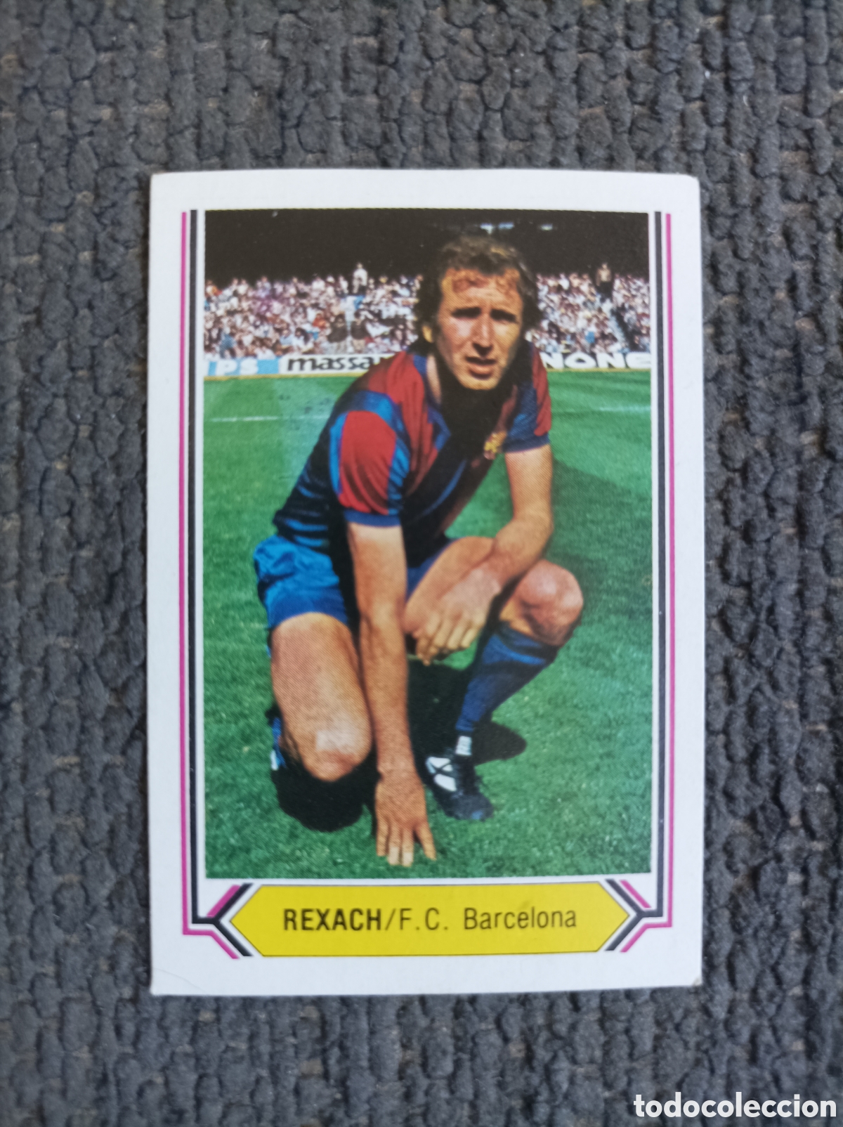 Cromos de f&uacute;tbol: Cromo futbol Rexach 80-81 Este FC Barcelona