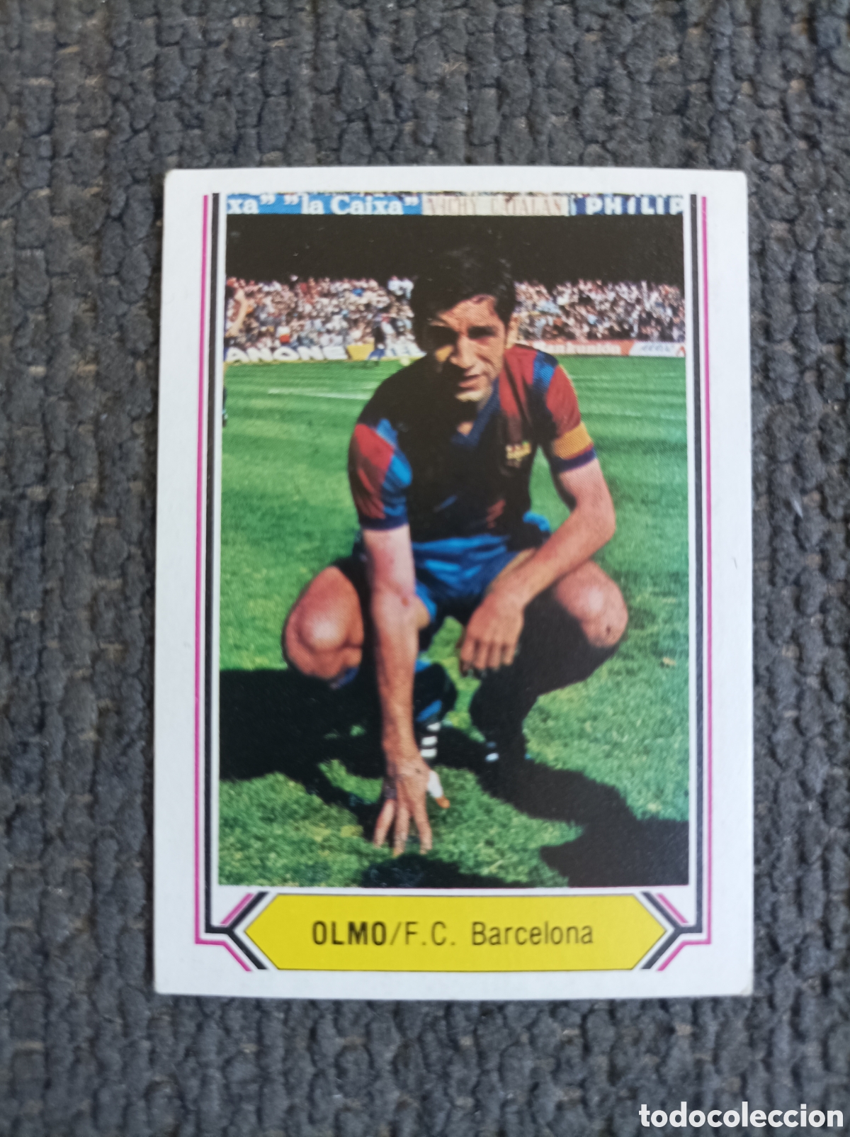 Cromos de f&uacute;tbol: Cromo futbol Olmo 80-81 Este FC Barcelona