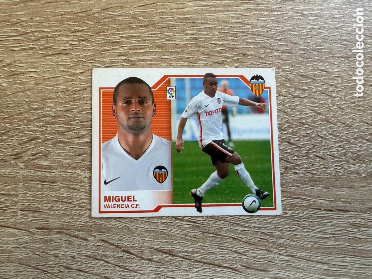 Cromos de f&uacute;tbol: MIGUEL LIGA ESTE EDICIONES ESTE 2007 2008 07 08 VALENCIA CF