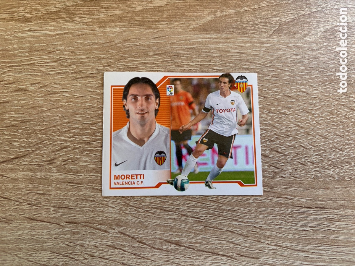 Cromos de f&uacute;tbol: MORETTI LIGA ESTE EDICIONES ESTE 2007 2008 07 08 VALENCIA CF