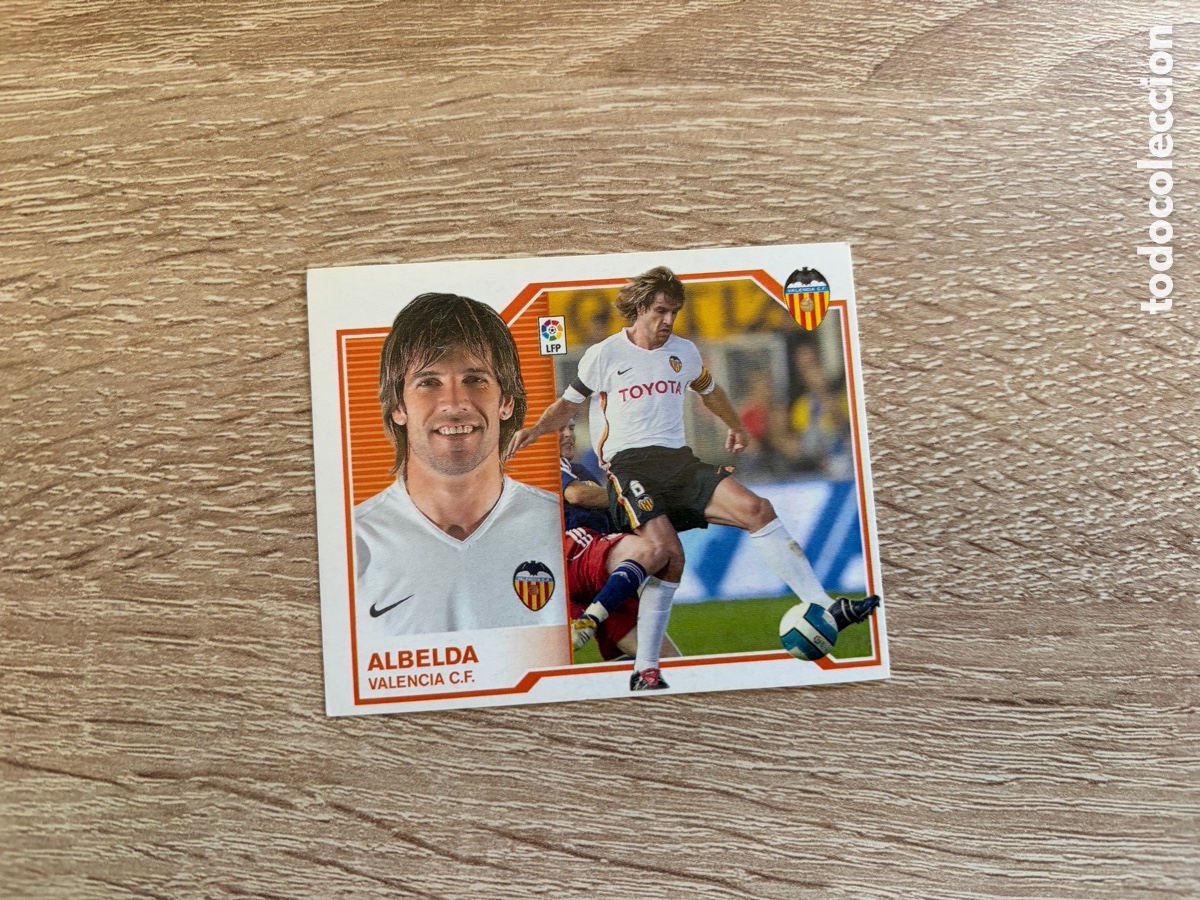 Cromos de f&uacute;tbol: ALBELDA LIGA ESTE EDICIONES ESTE 2007 2008 07 08 VALENCIA CF