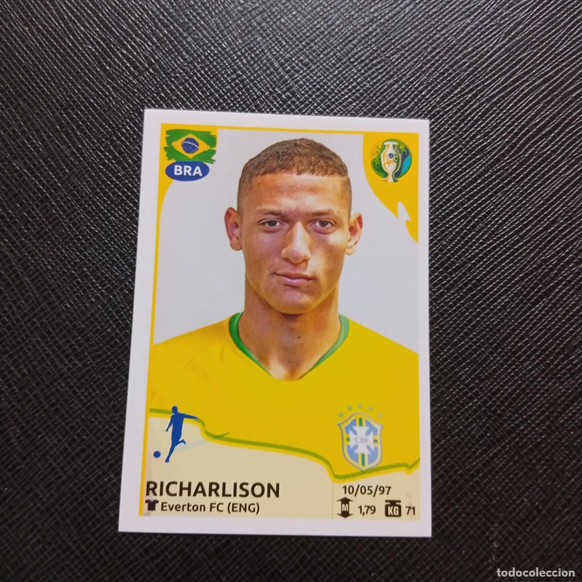 Fu&szlig;ball-Sticker: 34 RICHARLISON BRASIL PANINI COPA AMERICA BRASIL 2019 CROMO FUTBOL 19 - SIN PEGAR