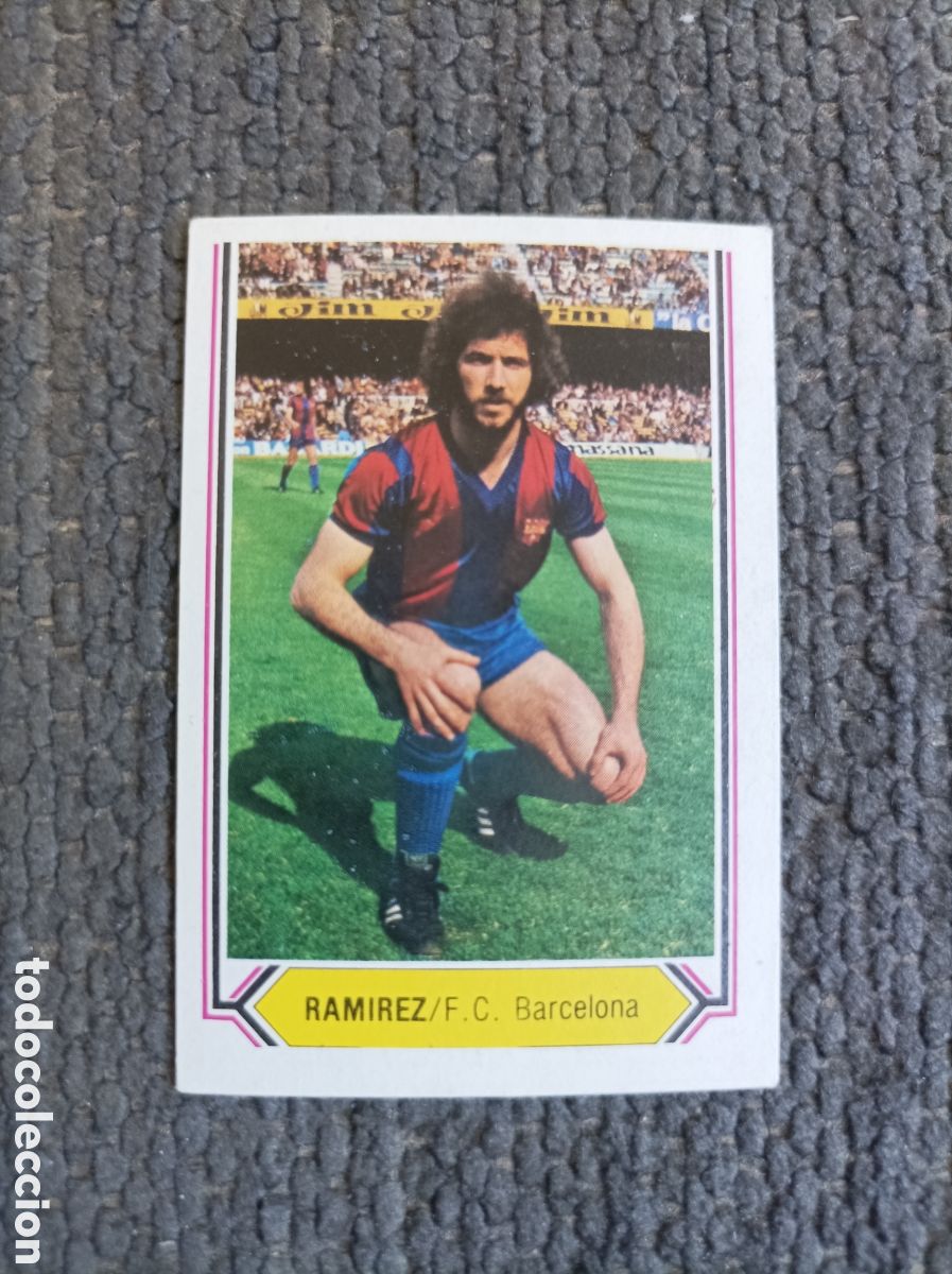 Cromos de f&uacute;tbol: Cromo de f&uacute;tbol Ram&iacute;rez 80-81 Este FC Barcelona