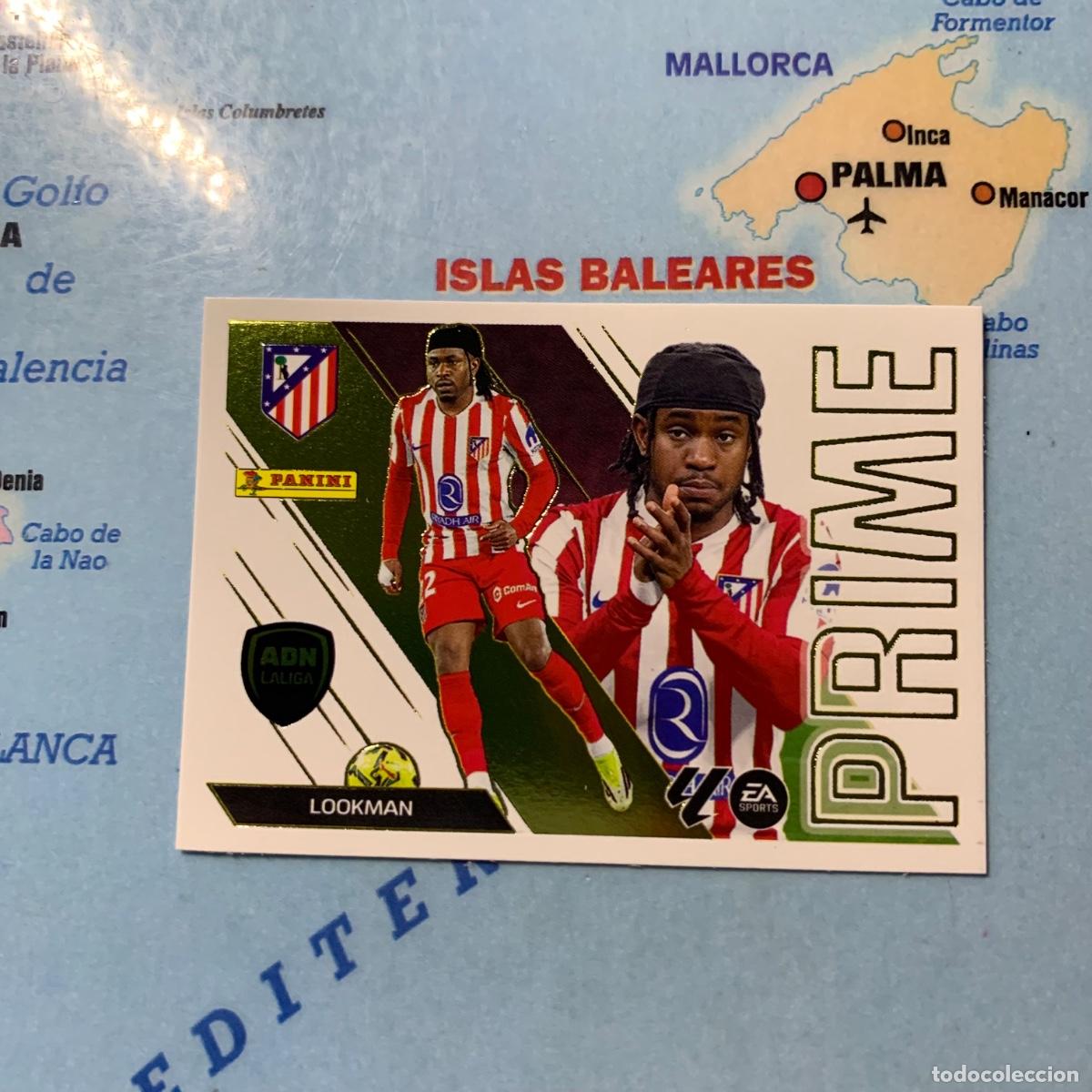 Cromos de f&uacute;tbol: Lookman ADN la liga Prime n&uacute;mero 7 Del Atl&eacute;tico de Madrid cromo de la liga este 26-27 2026-2027